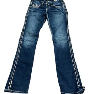 Silver Jeans McKenzie Slip Bootcut Dark Wash Size W26 L 30